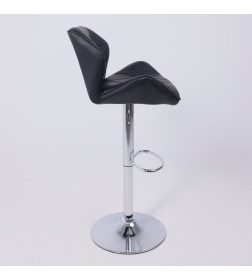 Стул барный BERLIN, (черный/хром)