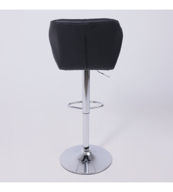 Стул барный BERLIN, (черный/хром)