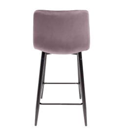 Стул барный MIA, пыльная роза велюр HLR25/черный