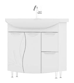 Тумба напольная Volna Adel 80 2D.2Y под умывальник Балтика tnADEL80.2D.2Y-01