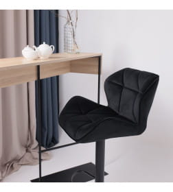 Кресло BERLIN, (черный велюр HCJ-50/черный)