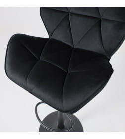 Кресло BERLIN, (черный велюр HCJ-50/черный)