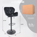 Кресло BERLIN, (черный велюр HCJ-50/черный) (103466) 