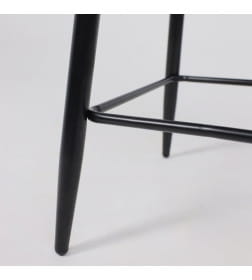 Стул барный VITO, бежевый велюр HLR-08/черный