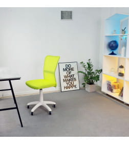 Кресло поворотное EVA, ткань-сетка, (салатовый)