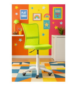 Кресло поворотное EVA, ткань-сетка, (салатовый)