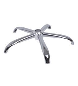 Основание стула, (крестовина R=300мм), (металл), хром