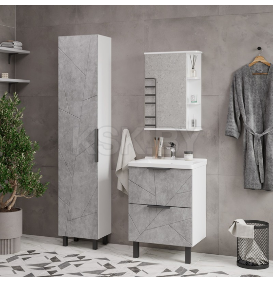 Пенал напольный Volna Twing 40 бетон pnTWG40-02 (pnTWG40-02) 