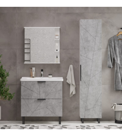 Пенал напольный Volna Twing 40 бетон pnTWG40-02