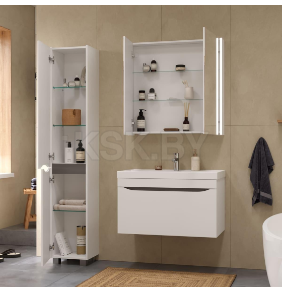 Шкаф зеркальный Volna Prime LED 80 szPRIME80 (szPRIME80) 