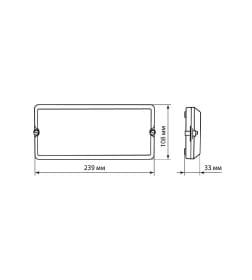 Светильник вандалоустойчивый LED ДБО 01-12-001 12 Вт, 1000 лм, 4000 К, IP54 TDM SQ0353-0200