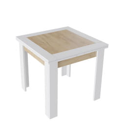 Стол раздвижной ХЬЮСТОН Тип 3 790(1480)*790, крафт золотой/белый