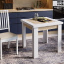 Стол раздвижной ХЬЮСТОН Тип 3 790(1480)*790, крафт золотой/белый (95337) 