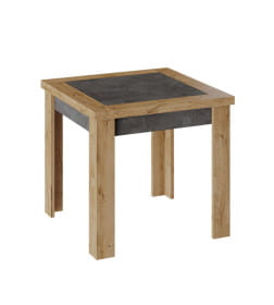 Стол раздвижной ХЬЮСТОН Тип 3 790(1480)*790, моод темный/дуб вотан