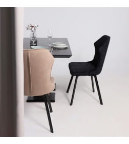 Стол ТОРОНТО, керамика 0 кат. 1400(1715)*800, Камень серый Greys black/Ель умбра