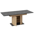 Стол раздвижной ДЕТРОЙТ Тип 1, 1504(2014)*850, ателье темный/дуб крафт золотой (115847) 