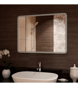 Зеркало Континент Demure Led 800х600 с бесконтактным сенсором ЗЛП371