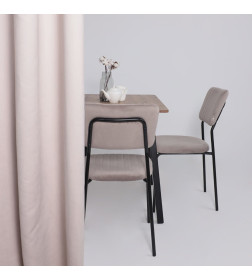 Стол TIRK RADIAL-94, раздвижной 94(126)х64 см, Дуб Веллингтон/Чёрный