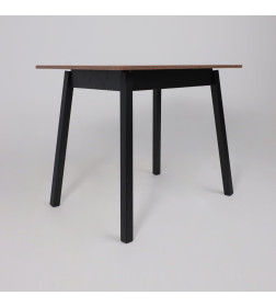 Стол TIRK RADIAL-94, раздвижной 94(126)х64 см, Дуб Веллингтон/Чёрный