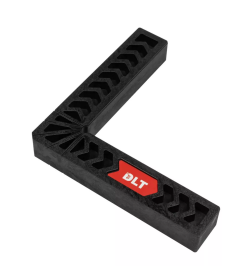 Угольник столярный пластиковый 160 х160 мм черный DLT 86710