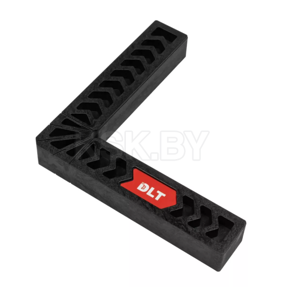 Угольник столярный пластиковый 160 х160 мм черный DLT 86710 (86710) 