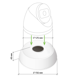 Монтажная коробка KadrON JB2-125W