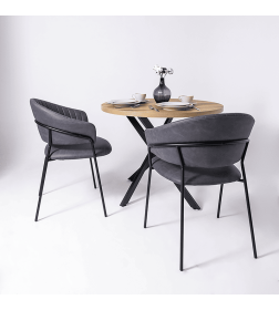 Стул AV 433, графитовая замша Kiprus 13/черный