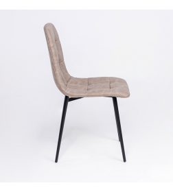 Стул AV 406-N, песочная замша Kiprus 03/черный