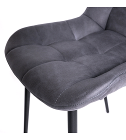 Стул AV 405, графитовая замша Kiprus 13/черный
