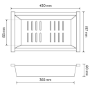 Коландер для мойки Axus LKB-4-50, Китай (LKB-4-50) 