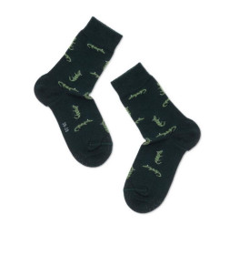 Носки 4200 Брестские EVERY (средней длины), р. 36-39 рис.001  Т.ЗЕЛЕНЫЙ