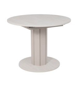 Стол раздвижной на опоре ONTARIO,1000(1300)*760*1000, (ледяное дерево/персидский жемчуг)