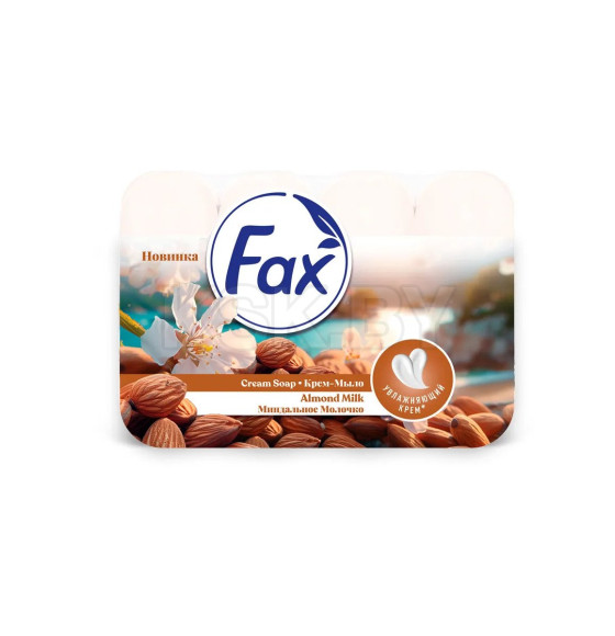 FAX крем-мыло туалетное 4*70г Миндальное молочко (П2)