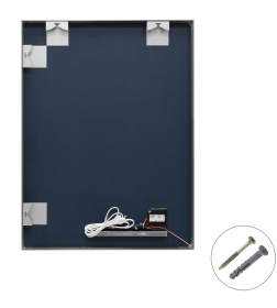 Зеркало Алмаз-Люкс Lumino black 8060s-6