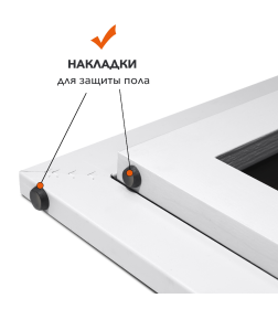 Зеркало Алмаз-Люкс MF1nd-16050 white