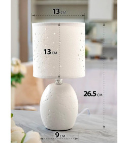 Светильник Lucia 507 Лечче белый 40Вт Е14