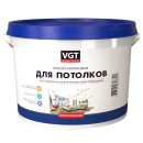 Краска VGT ВД-АК-2180 для потолков, белоснежная, 7 кг