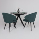 Стул ROB-R1 360, b10 GREEN LUX\черный (123637) 