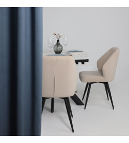 Стул MICHAEL-R1 360, b03 CREAM LUX\черный