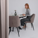 Стул MICHAEL, b05 LATTE LUX\черный (123634) 