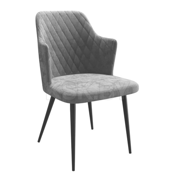 Стул FREDDY, b22 GREY LUX\черный (122577) 