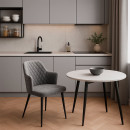 Стул FREDDY, b22 GREY LUX\черный (122577) 