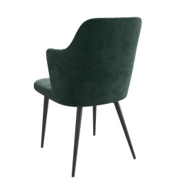 Стул FREDDY, b10 GREEN LUX\черный