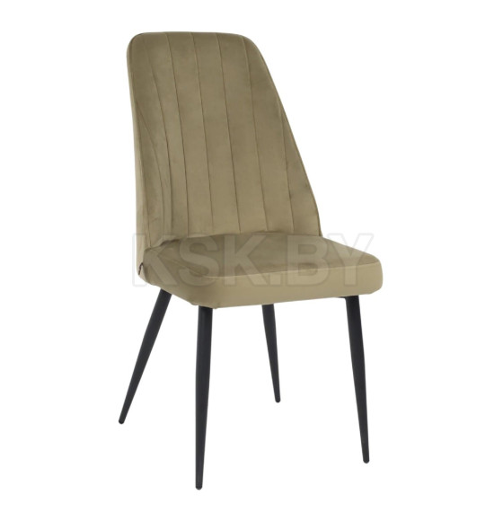 Стул LEONARD M, d12 OLIVE LUX\черный (123631) 