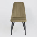 Стул LEONARD M, d12 OLIVE LUX\черный (123631) 