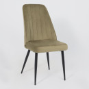 Стул LEONARD M, d12 OLIVE LUX\черный (123631) 