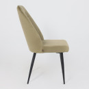 Стул LEONARD M, d12 OLIVE LUX\черный (123631) 