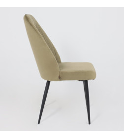 Стул LEONARD M, d12 OLIVE LUX\черный