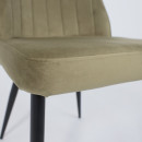 Стул LEONARD M, d12 OLIVE LUX\черный (123631) 