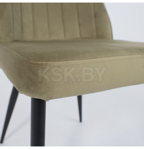 Стул LEONARD M, d12 OLIVE LUX\черный (123631) 